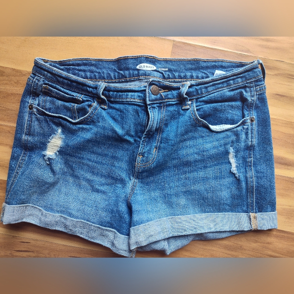 Old Navy Women's Blue Denim Shorts